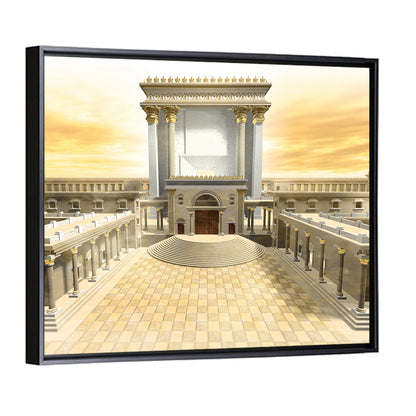Herodian Temple at Sunset Wall Art