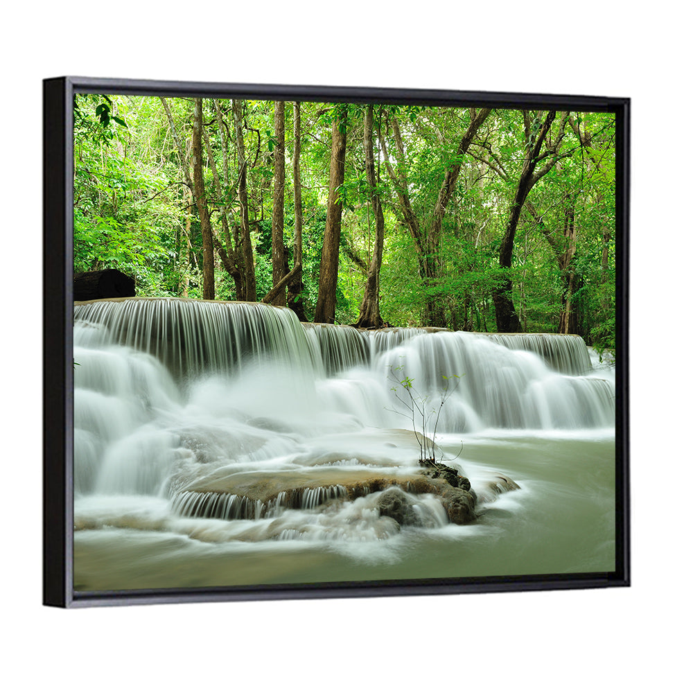 Erawan Falls Forest Cascade Wall Art