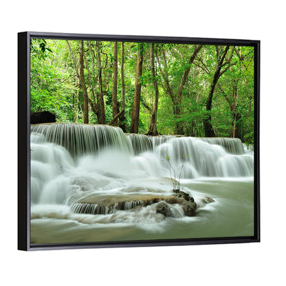 Erawan Falls Forest Cascade Wall Art
