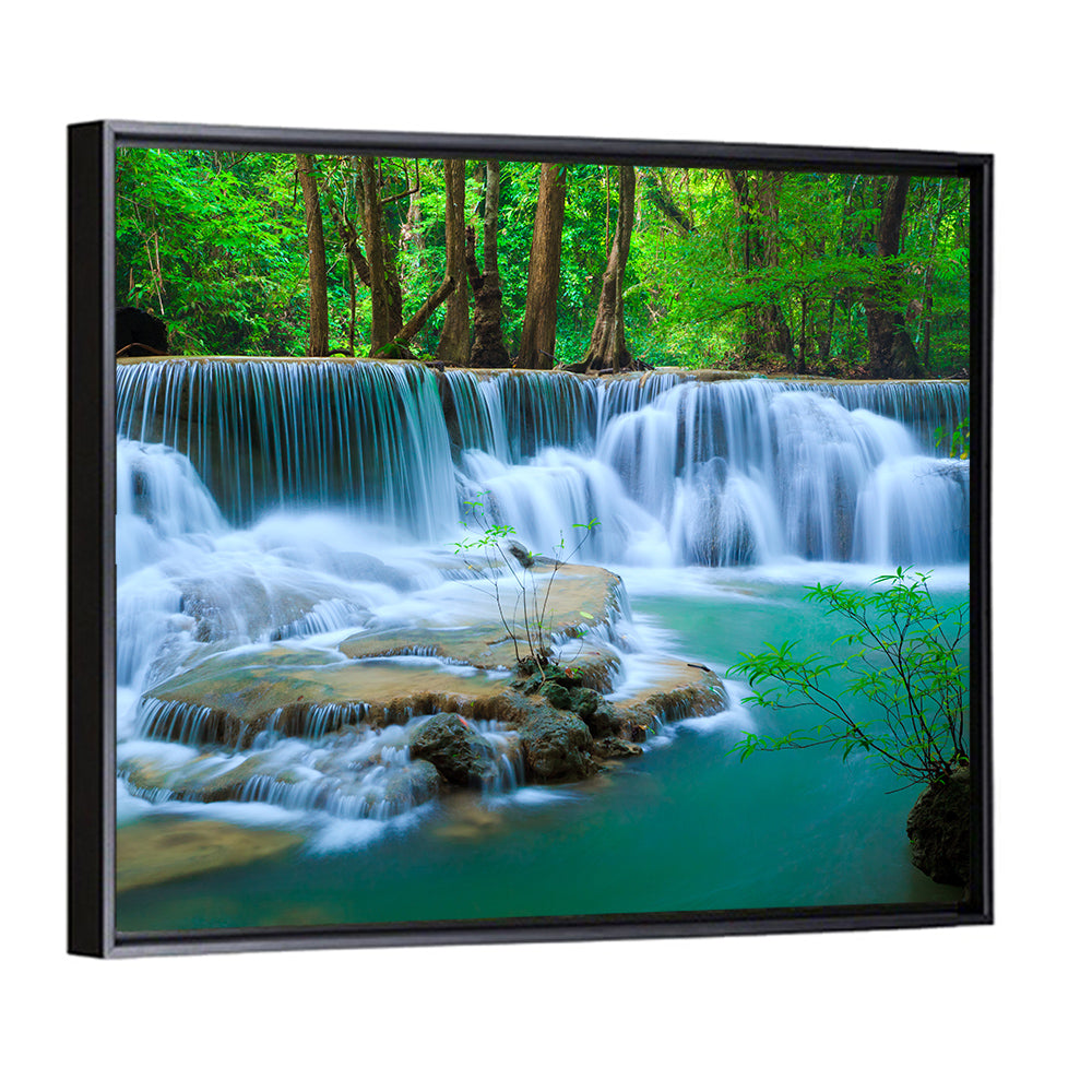 Huay Ma Khamin Erawan Waterfall Wall Art