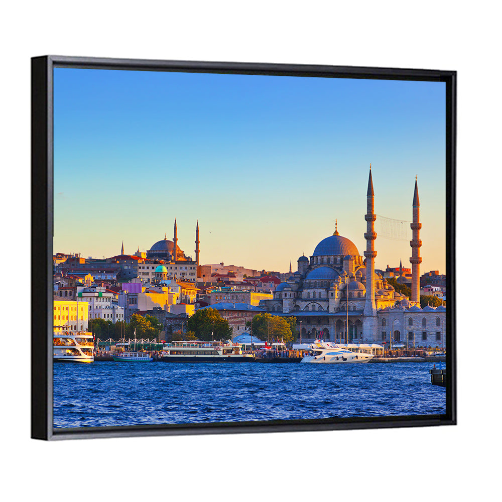 Istanbul Sunrise at Yeni Cami Wall Art