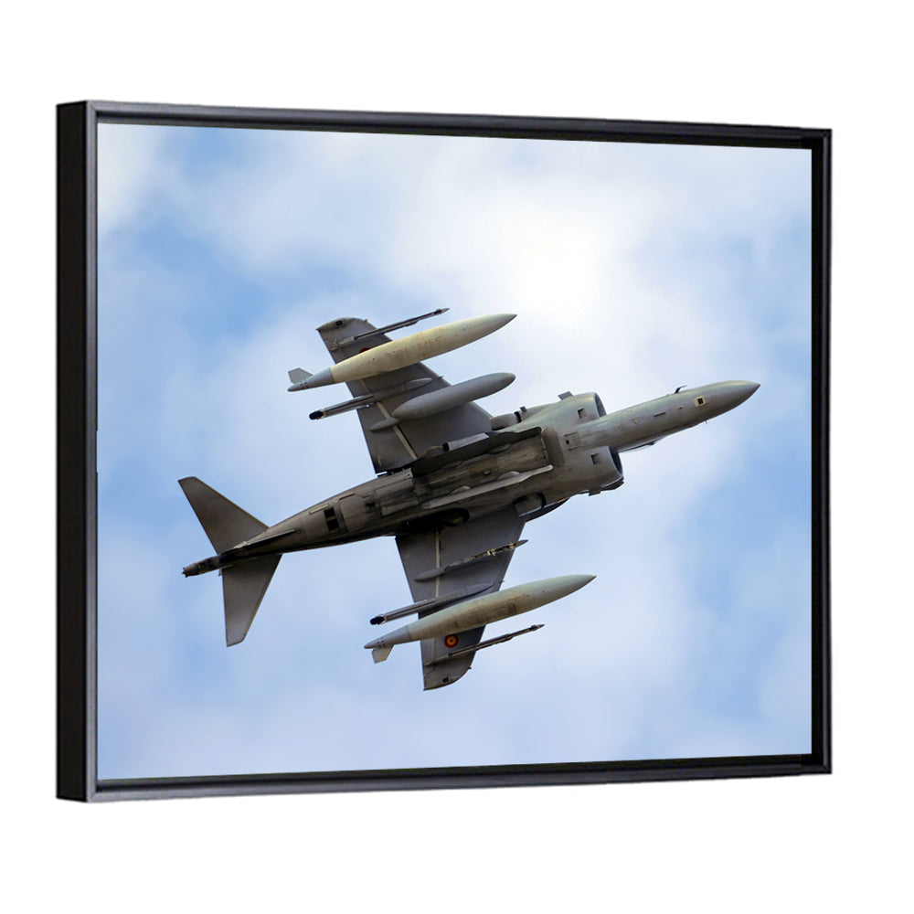 Low Angle Fighter Jet Overhead Wall Art