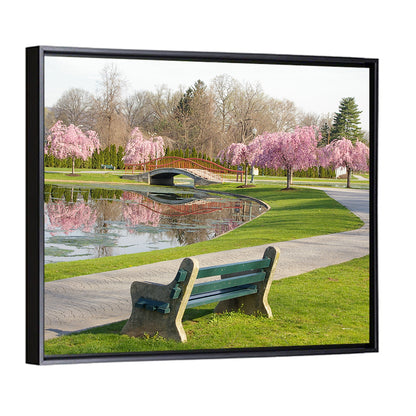 Harrisburg Park Cherry Blossoms Wall Art