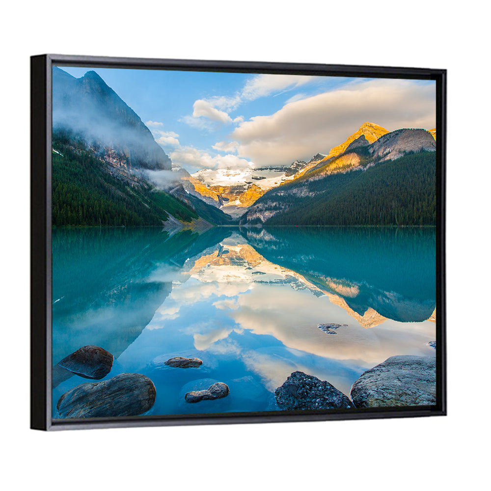 Lake Louise Sunrise Reflection Wall Art