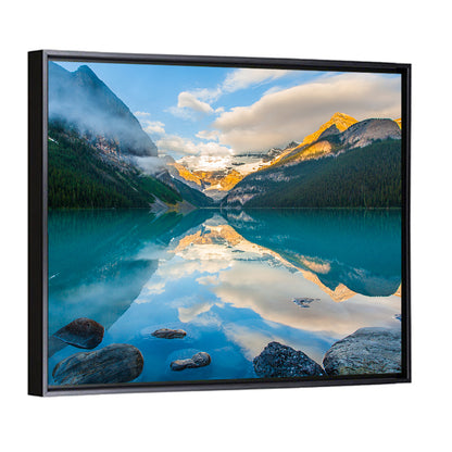 Lake Louise Sunrise Reflection Wall Art