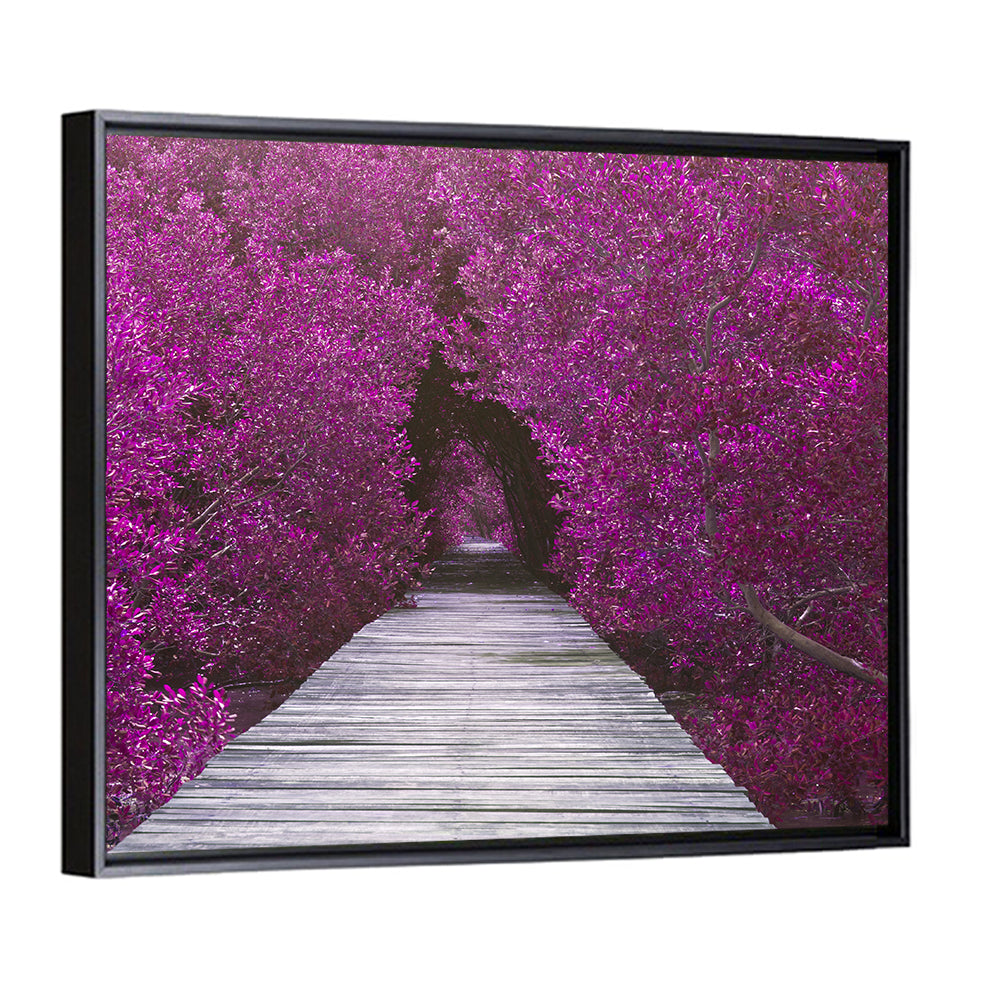 Magenta Mangrove Pathway Wall Art