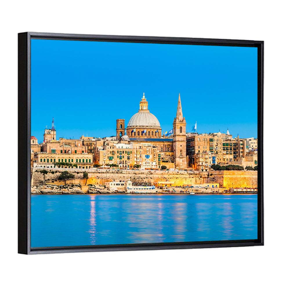 Valletta Waterfront Skyline Wall Art