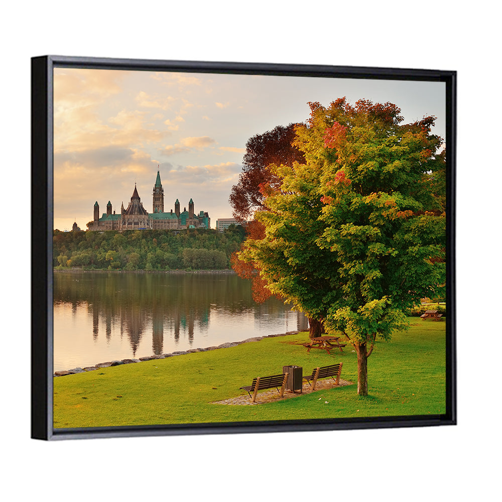 Ottawa Skyline at Golden Hour Wall Art
