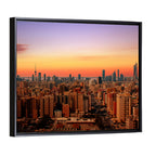 Kuwait City Skyline at Dusk Wall Art