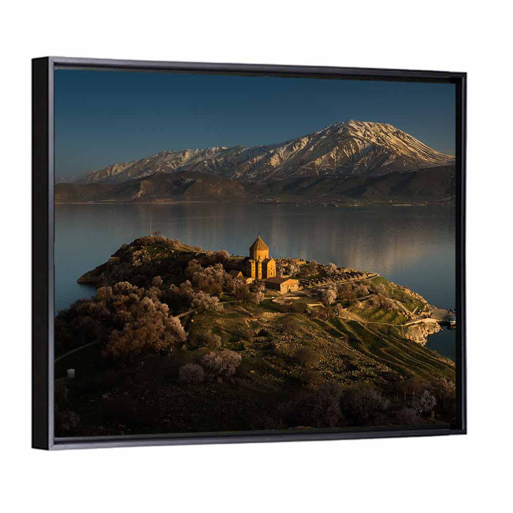 Akdamar Cathedral on Lake Van Wall Art