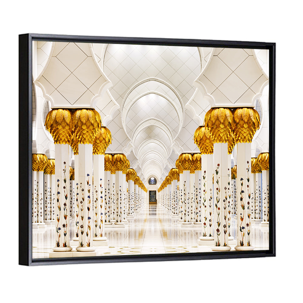 Sheikh Zayed Grand Mosque Colonnade Wall Art
