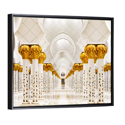 Sheikh Zayed Grand Mosque Colonnade Wall Art