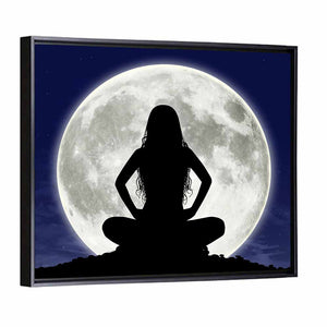 Young Woman Meditation Wall Art