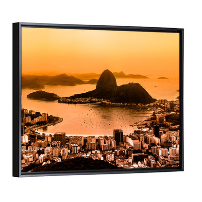Sugarloaf Over Guanabara Bay Wall Art