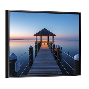 Pamlico Sound Lagoon Gazebo Wall Art