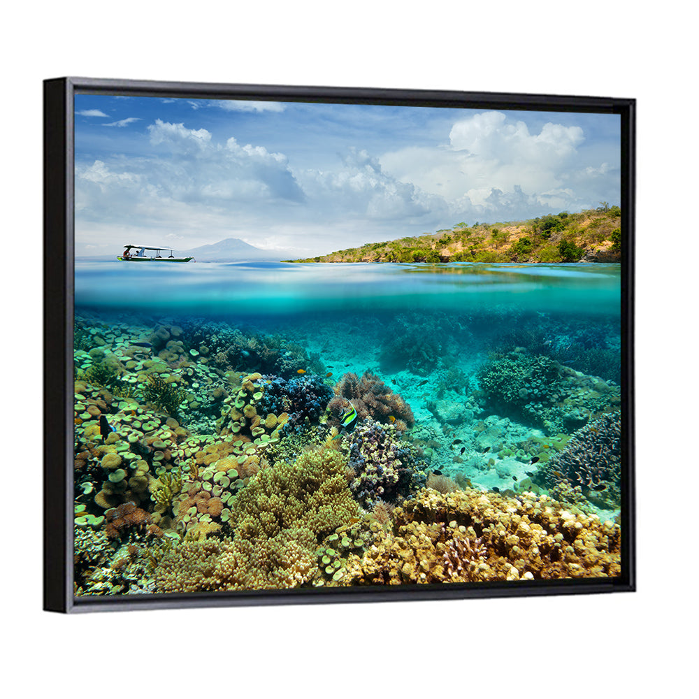 Menjangan Island Split View Wall Art