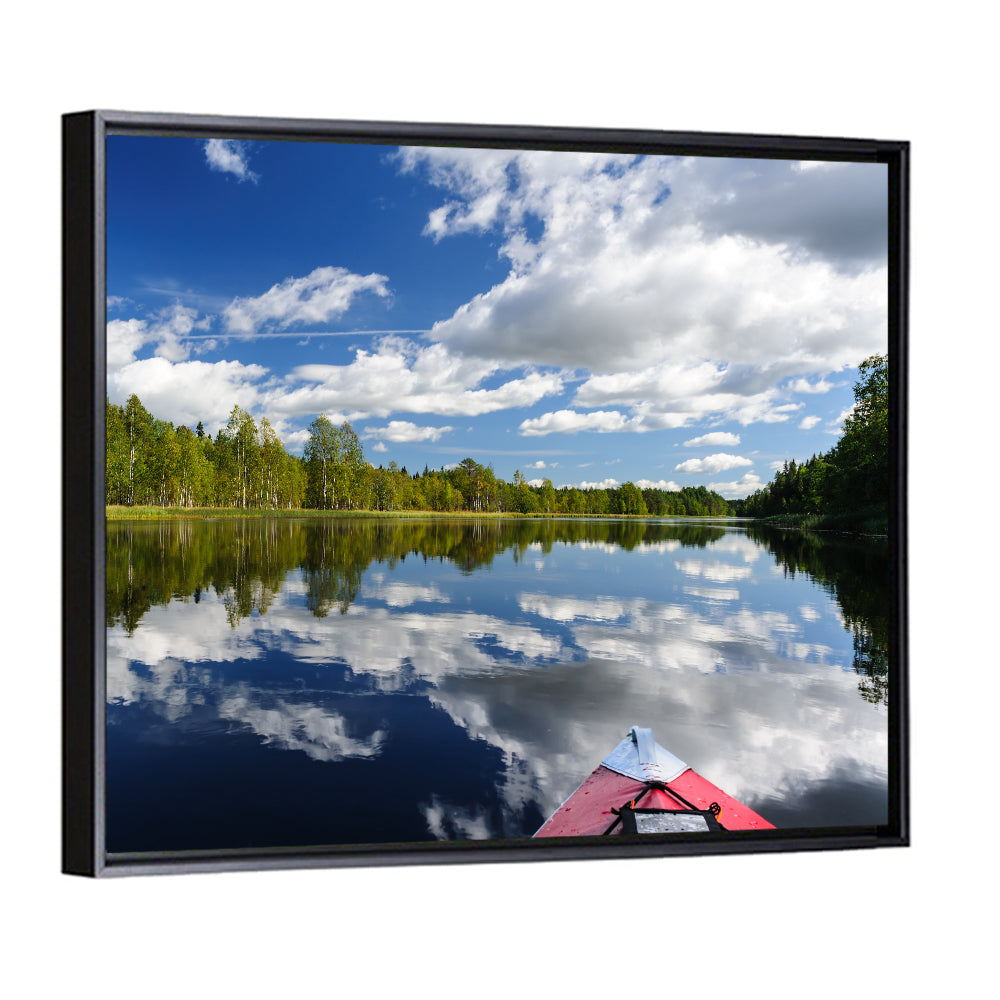 Karelia Kayak Reflection Wall Art