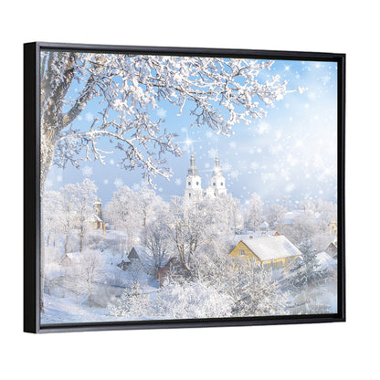 Frosted Village Wall Art