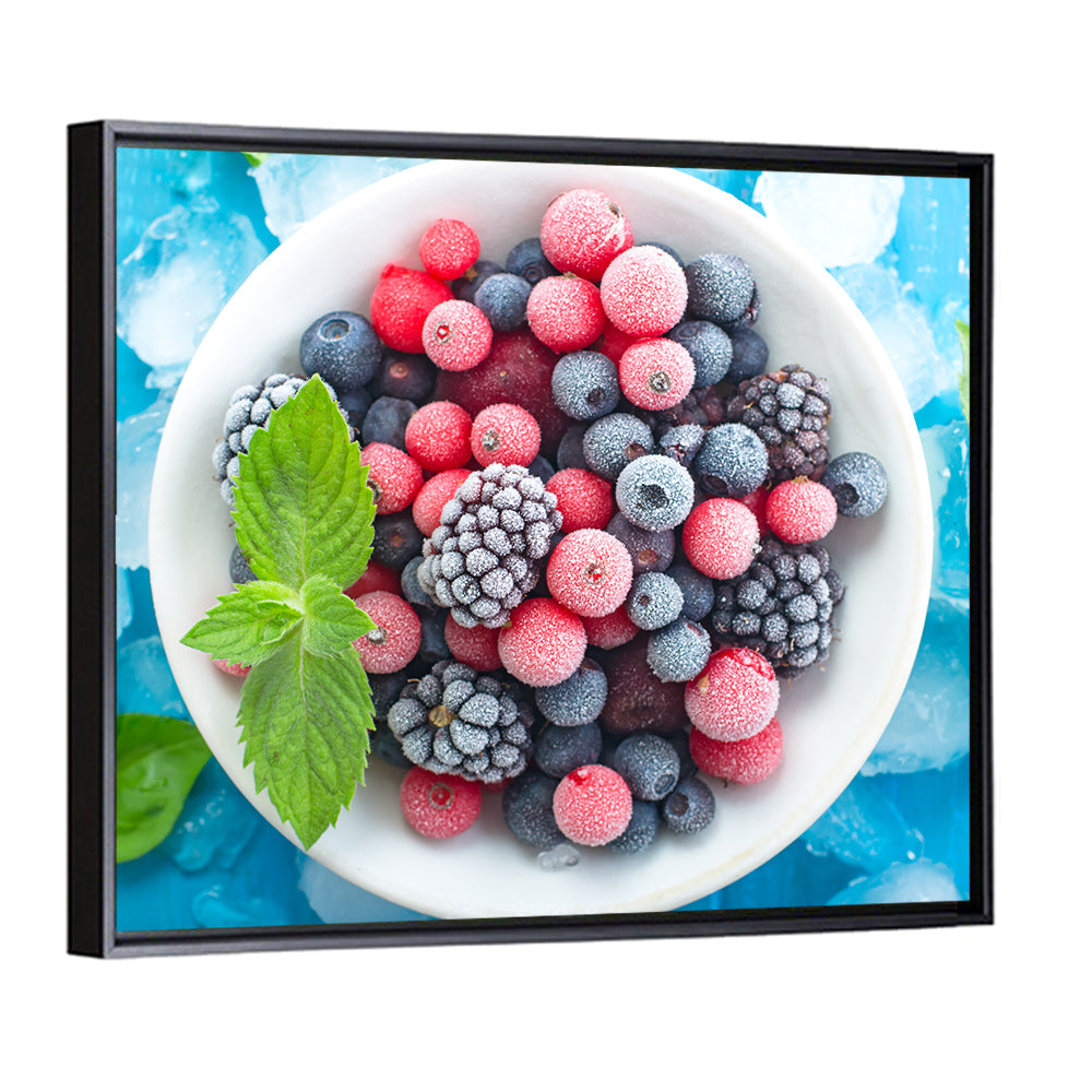 Frozen Berry Bowl Wall Art