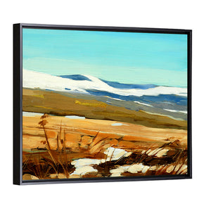 Spanish Mountains Abstract Wall Art