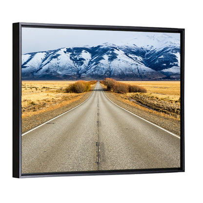 El Calafate Road with Snow Peaks Wall Art