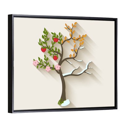 Four Seasons Tree Wall Art