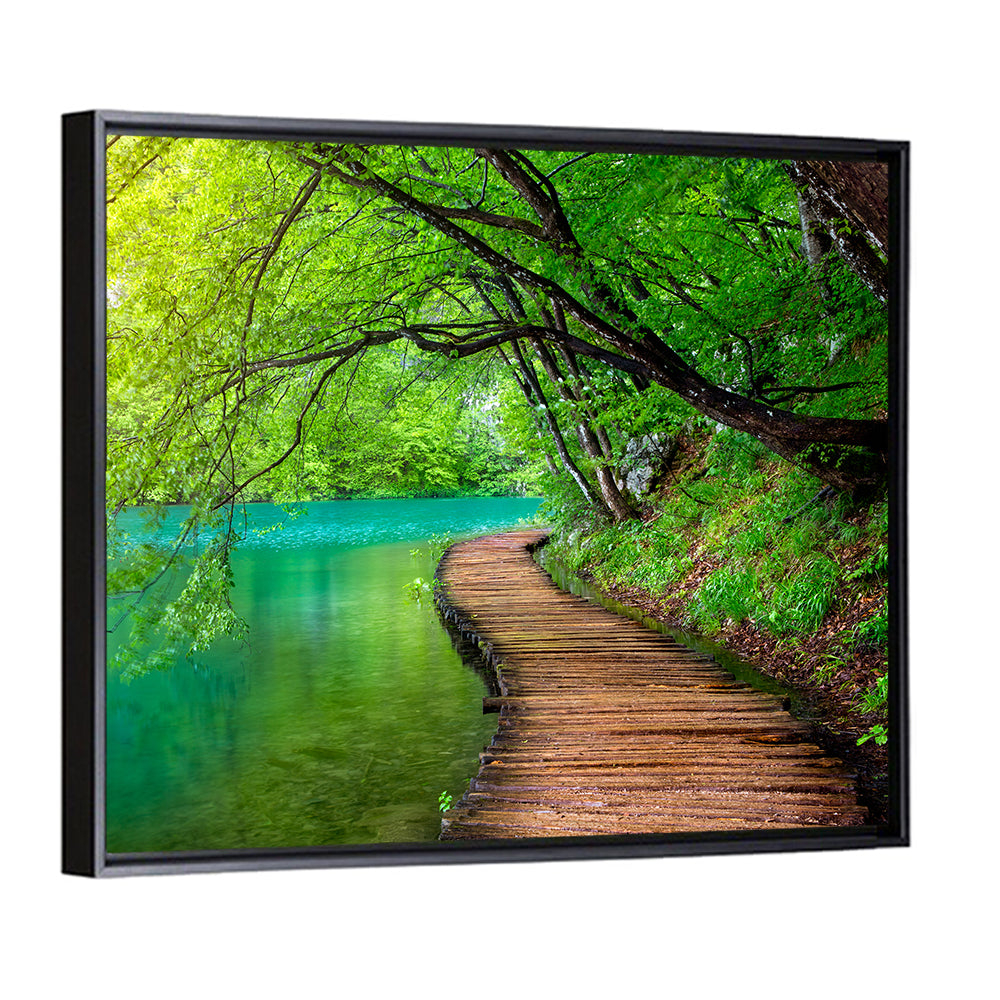 Plitvice Lakes Boardwalk Wall Art