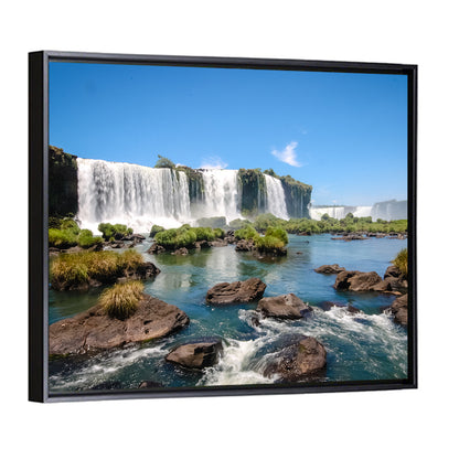Iguazu River and Falls, Foz Do Iguaçu Wall Art