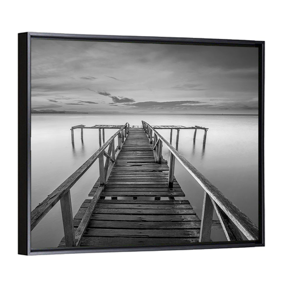 Teluk Tempoyak Jetty at Dusk Wall Art