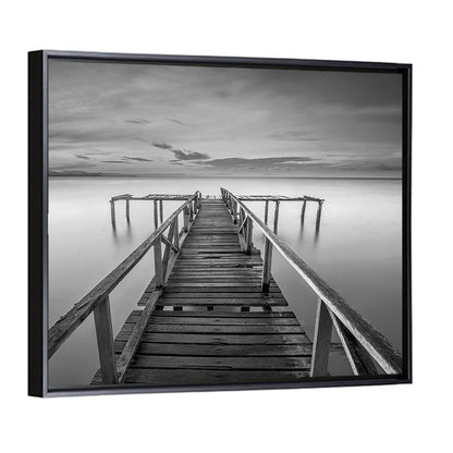 Teluk Tempoyak Jetty at Dusk Wall Art