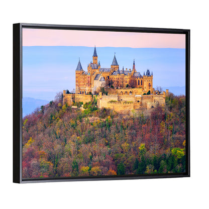 Hohenzollern Castle at Sunset Wall Art