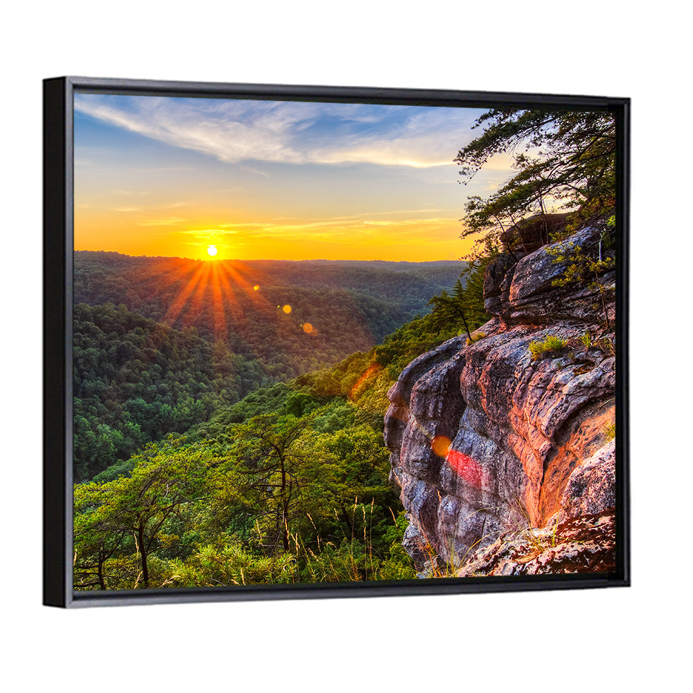 Big South Fork Gorge Sunset Wall Art