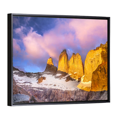 Torres Del Paine Alpenglow Wall Art