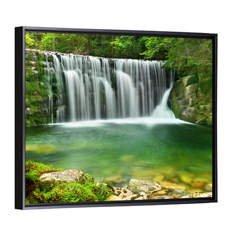 Emerald Lake Cascade Wall Art