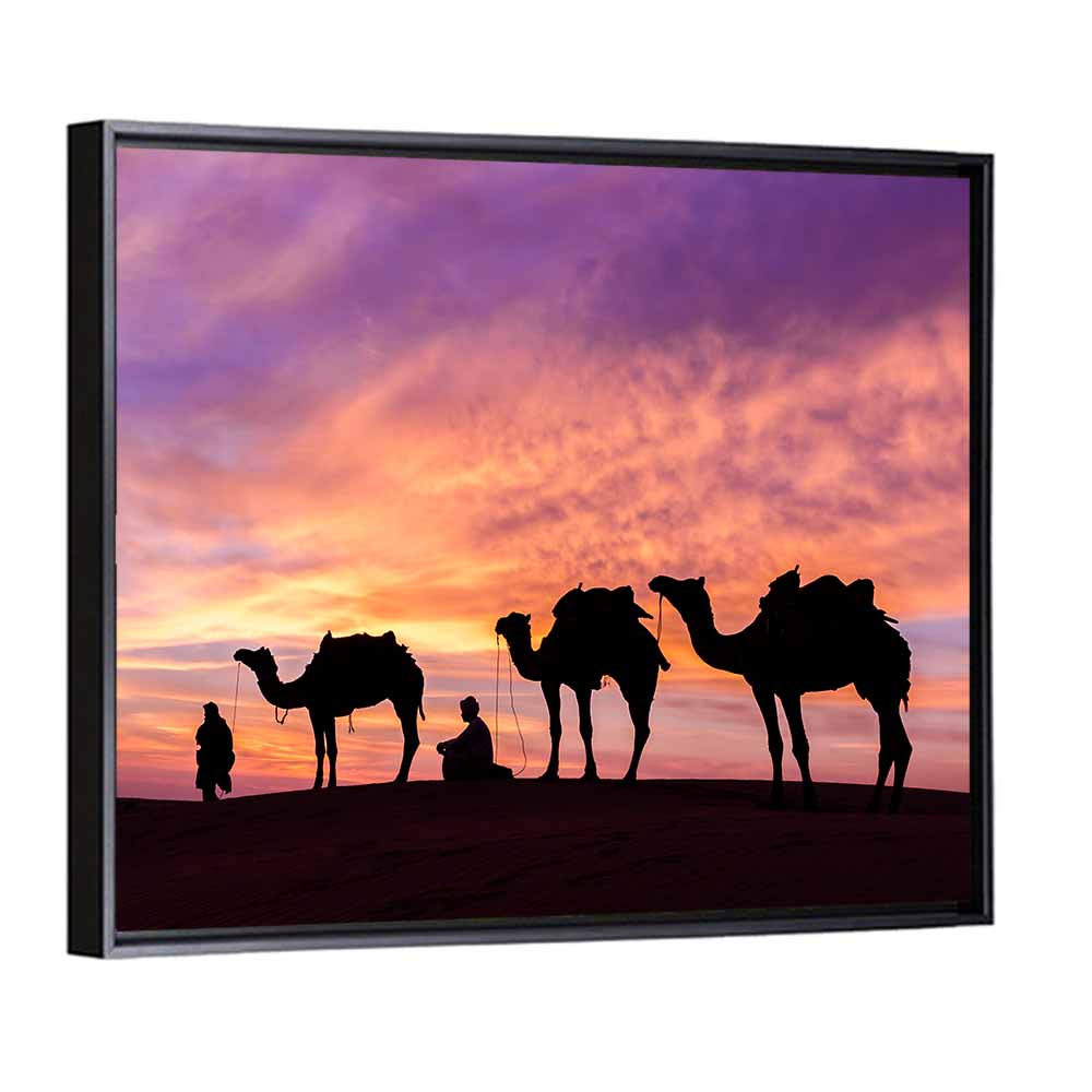 Rajasthan Desert Sunset Wall Art