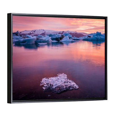 Jökulsárlón Dusk Lagoon Wall Art