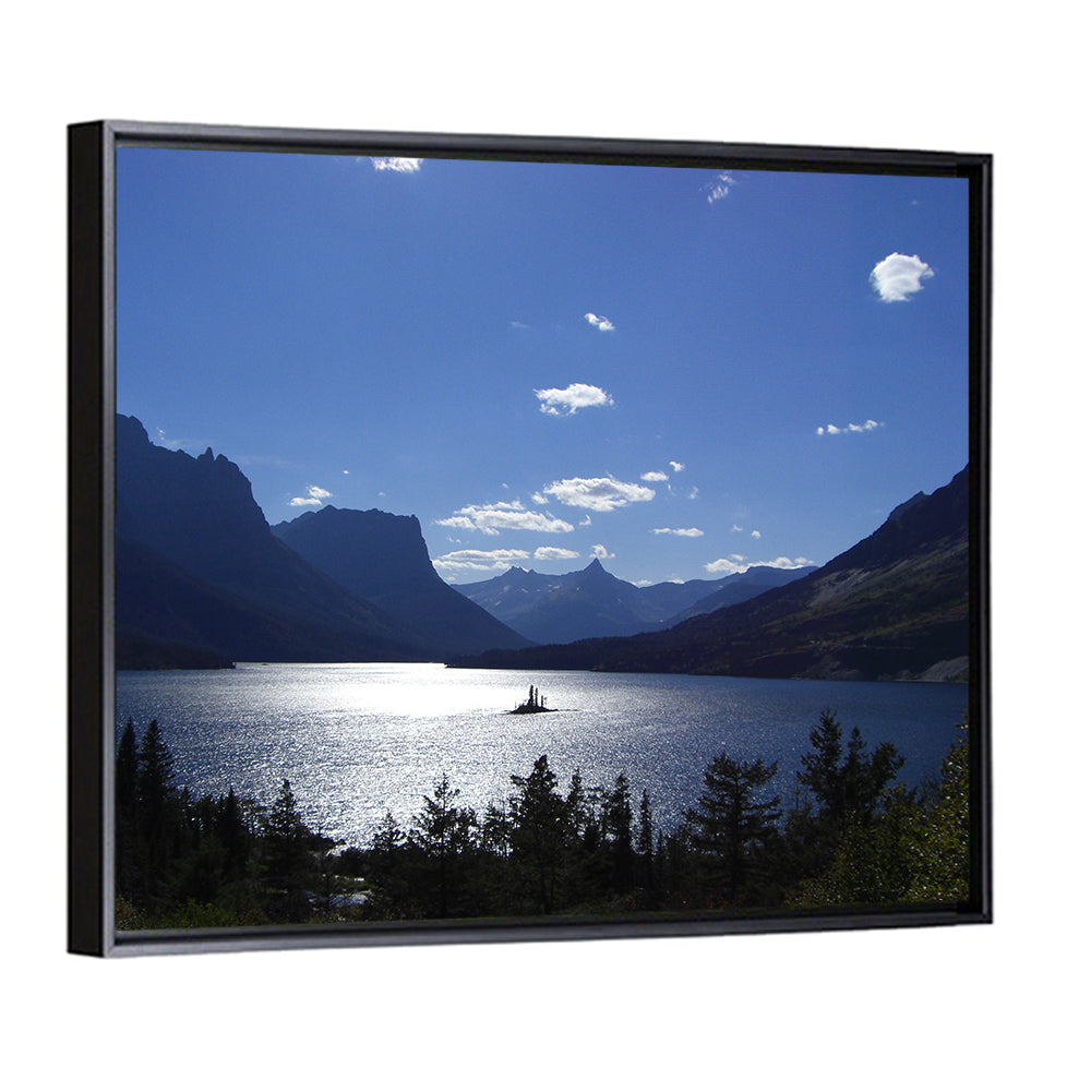Montana Mountains Lake Wall Art