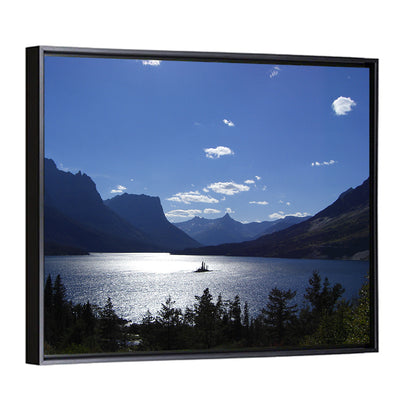 Montana Mountains Lake Wall Art