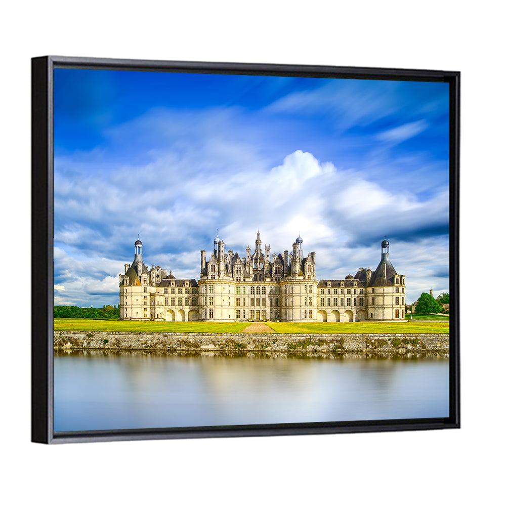 Château De Chambord Reflection Wall Art