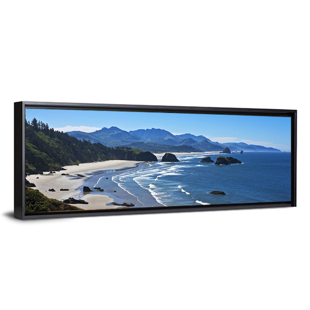 Cannon Beach Morning Shoreline Wall Art