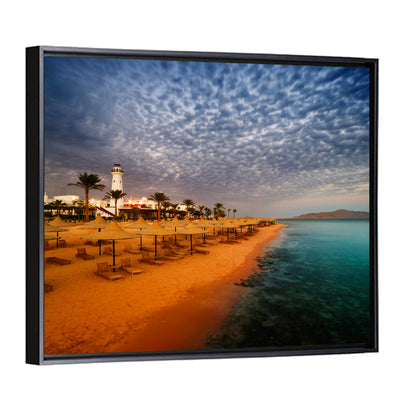 Sharm El Sheikh Beach at Dusk Wall Art