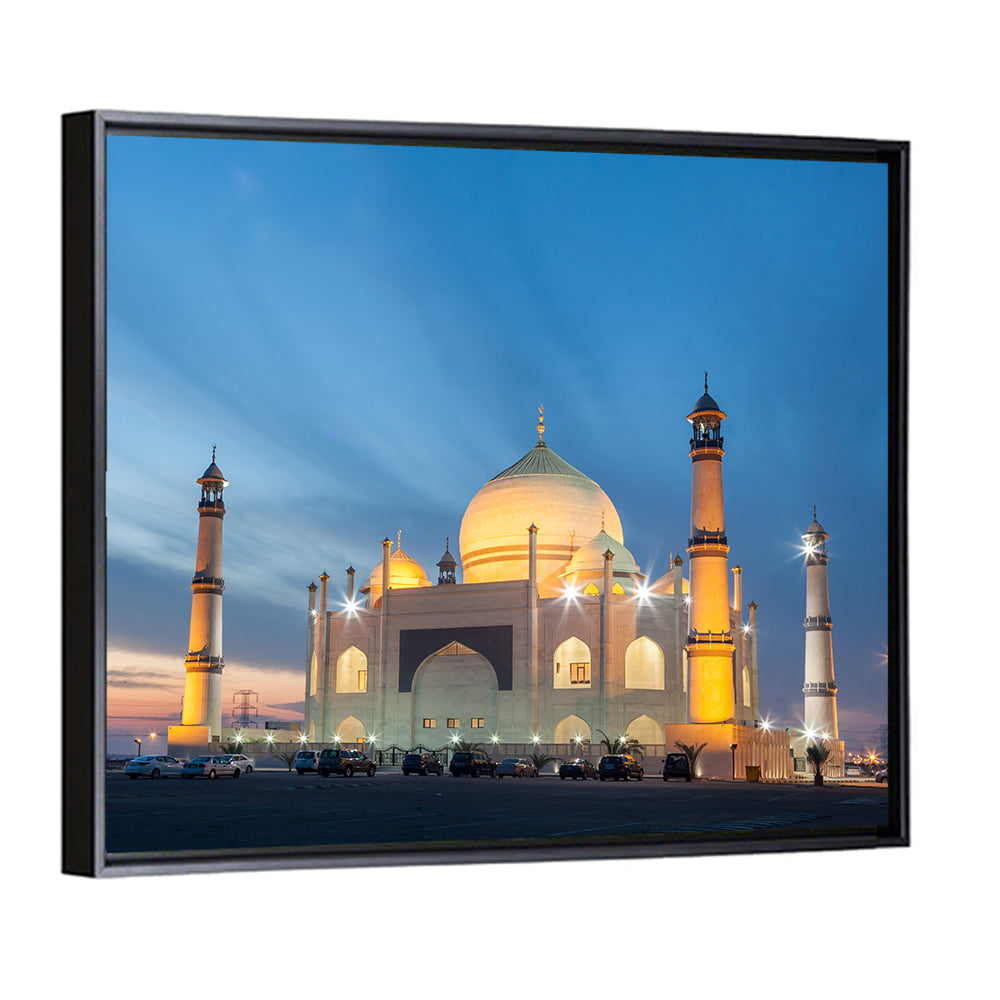 Siddiqa Fatima Zahra Mosque at Dusk Wall Art