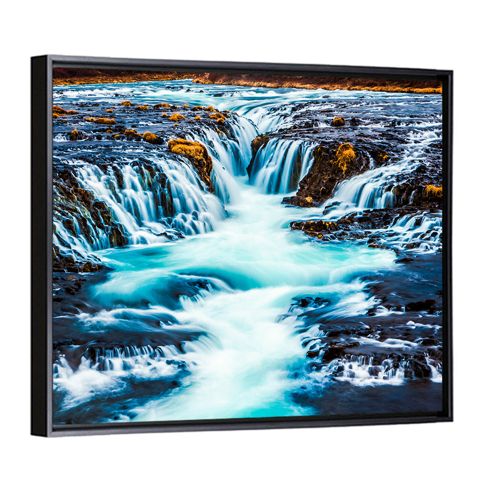 Bruarfoss Multi Tier Waterfall Wall Art