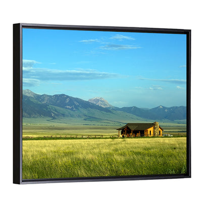 Montana Mountain Ranch Wall Art