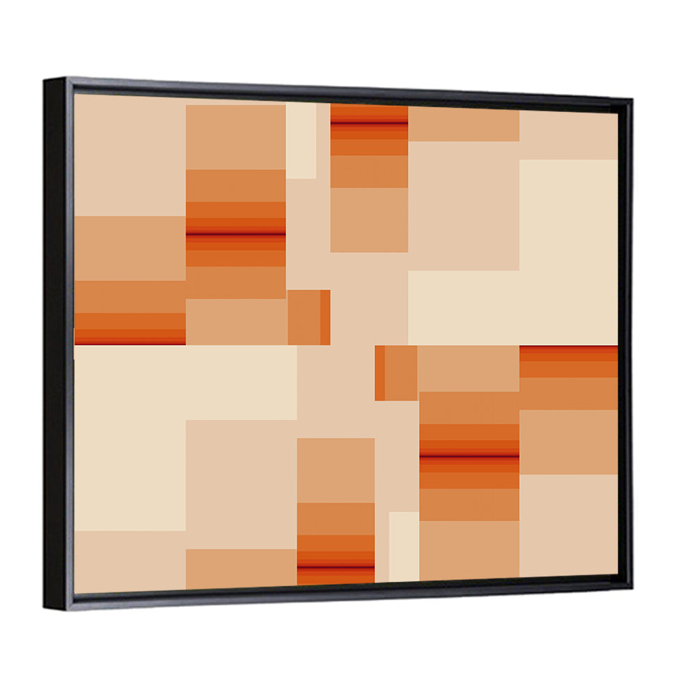 Minimalist Aerial Farm Fields Wall Art