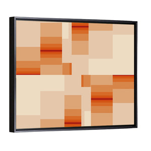 Minimalist Farm Fields Aerial Abstract Wall Art