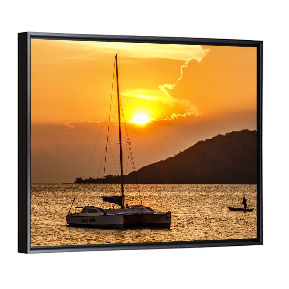 Mama Afrika Sunset, Lake Malawi Wall Art