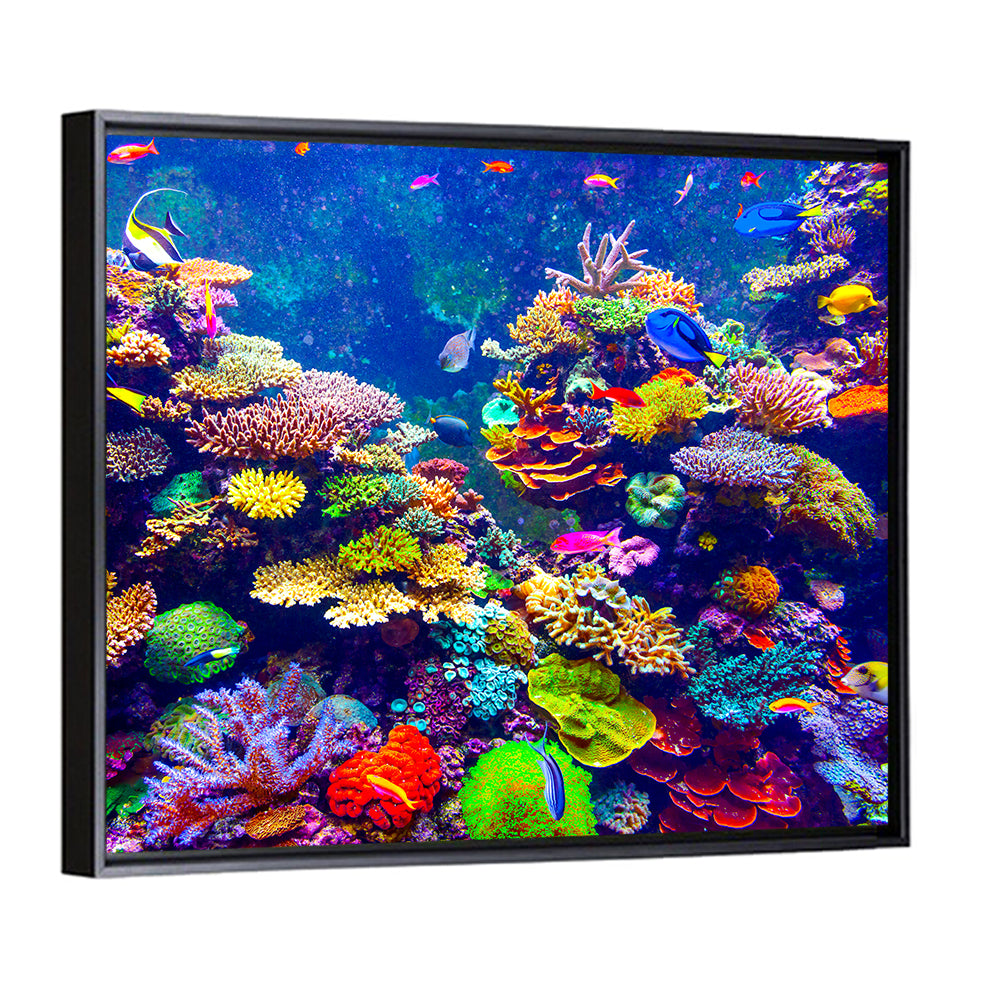 Tropical Coral Reef Aquarium Wall Art