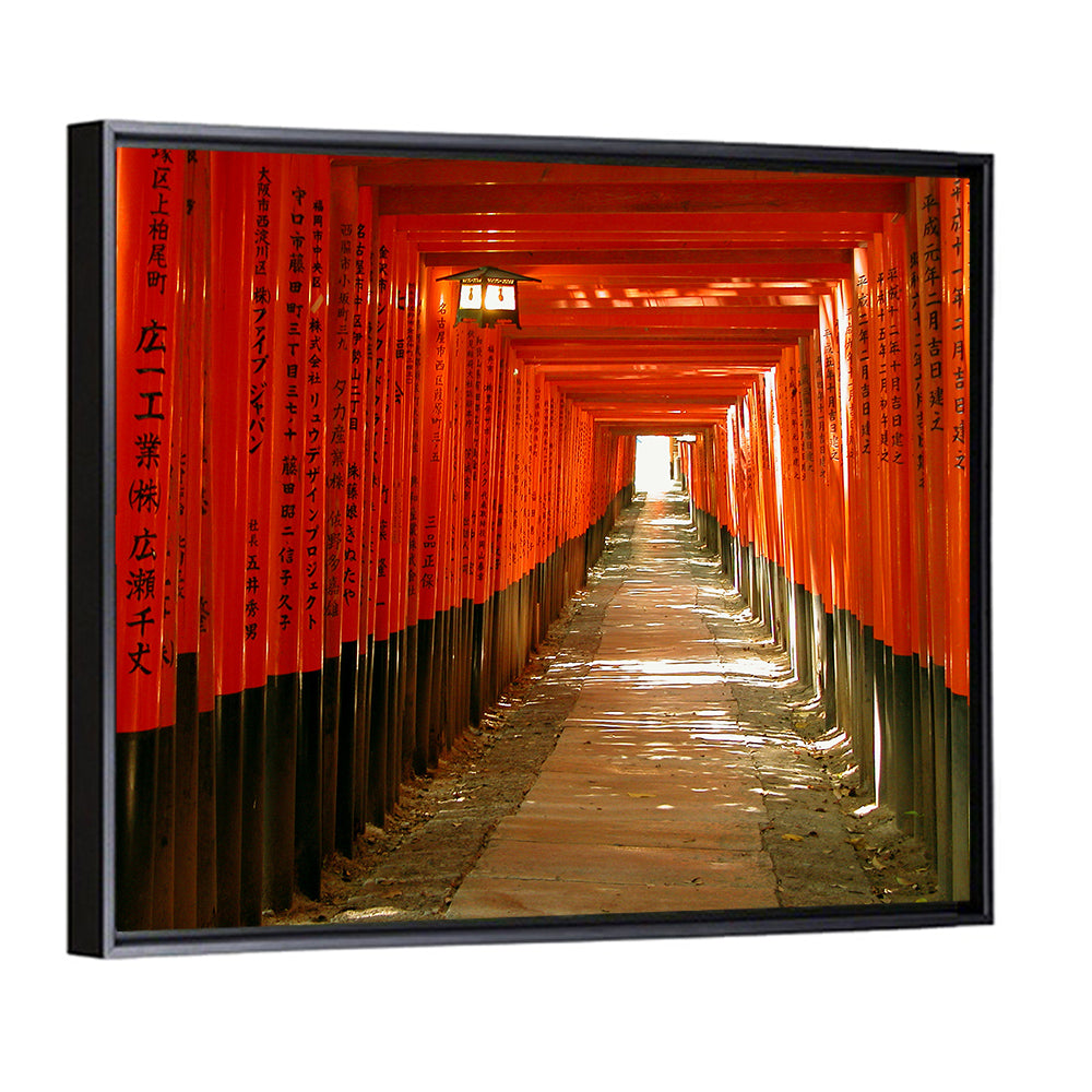 Fushimi Inari Torii Tunnel Wall Art