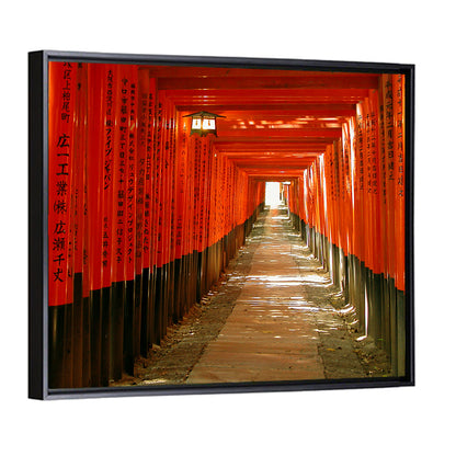 Fushimi Inari Torii Tunnel Wall Art